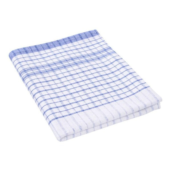 Striped Blue & White Kitchen Towel Australian Linen Supply