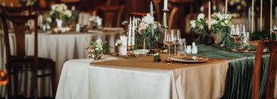 vintage table wedding settings 