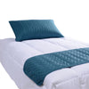 Quilted Bed Runner and Quilted Bed Cushion