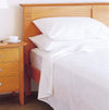 Poly Cotton White Flat Bed Sheet