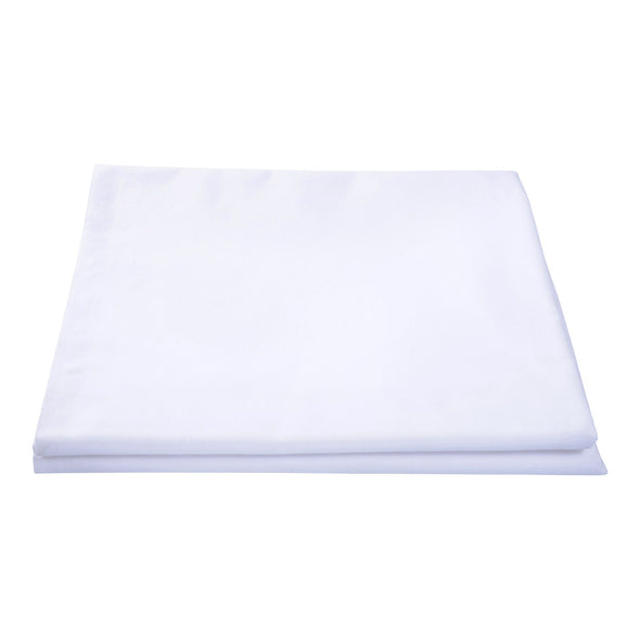 Poly Cotton White Fitted Bed Sheet