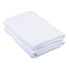 White Cotton Executive Herringbone Header Bath Towel